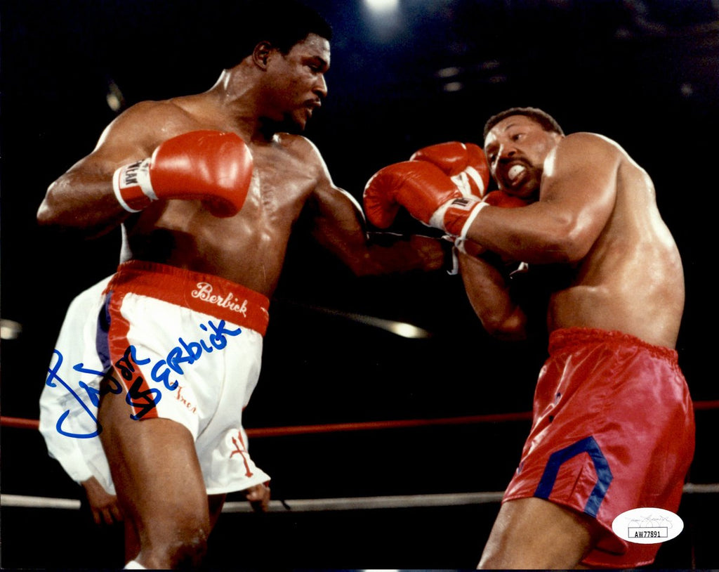 Trevor Berbick Signed/Autographed 8x10 Boxing Photo JSA 191053