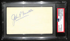 John Nucatola HOF Signed/Auto 3x5 Index Card NBA Referree PSA/DNA 188552