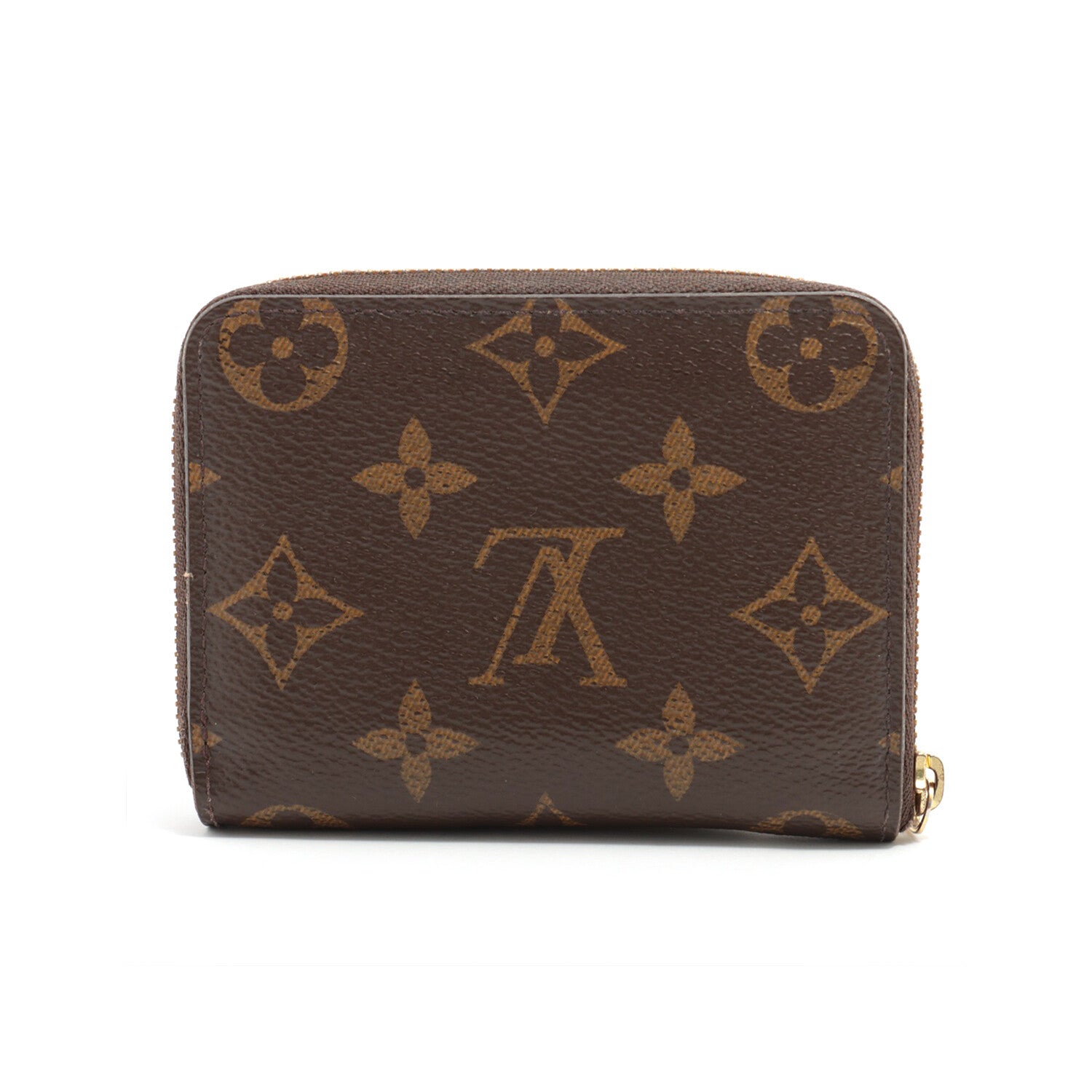 Louis Vuitton Monogram Zippy Coin Case // Brown