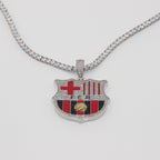Customized Gifts Barcelona F.C. Pendant Necklace Chain for Football Fans