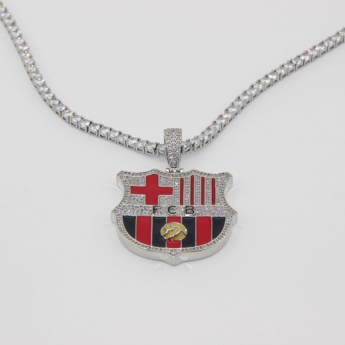 Customized Gifts Barcelona F.C. Pendant Necklace Chain for Football Fans