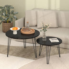 Round Nesting Coffee Table (Set of 2)