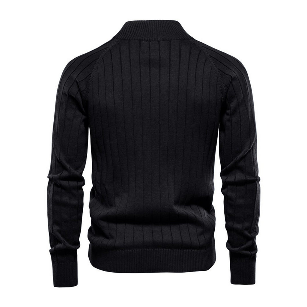 Zip-Up Cardigan // Black