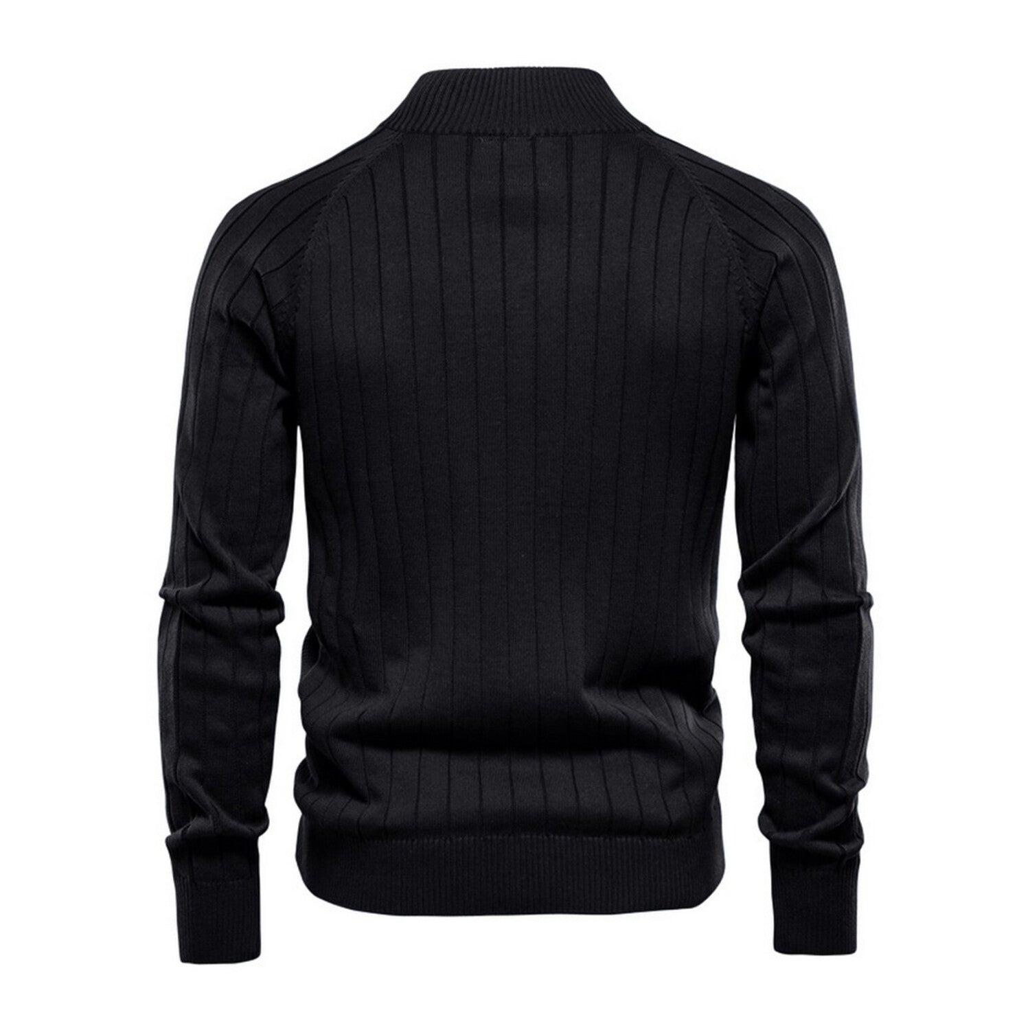 Zip-Up Cardigan // Black