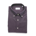 Mike Regular Button-Down Shirt // Black + Bordeaux