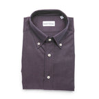 Mike Regular Button-Down Shirt // Black + Bordeaux
