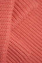 Coral Fine Gauge Upcycled Cotton Watchcap