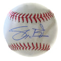 Shane Bieber Autographed OML Baseball Cleveland Indians 179944
