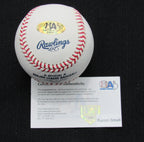 Aaron Small Signed/Auto Yankees 100th OML Baseball MAB Inscr 187027