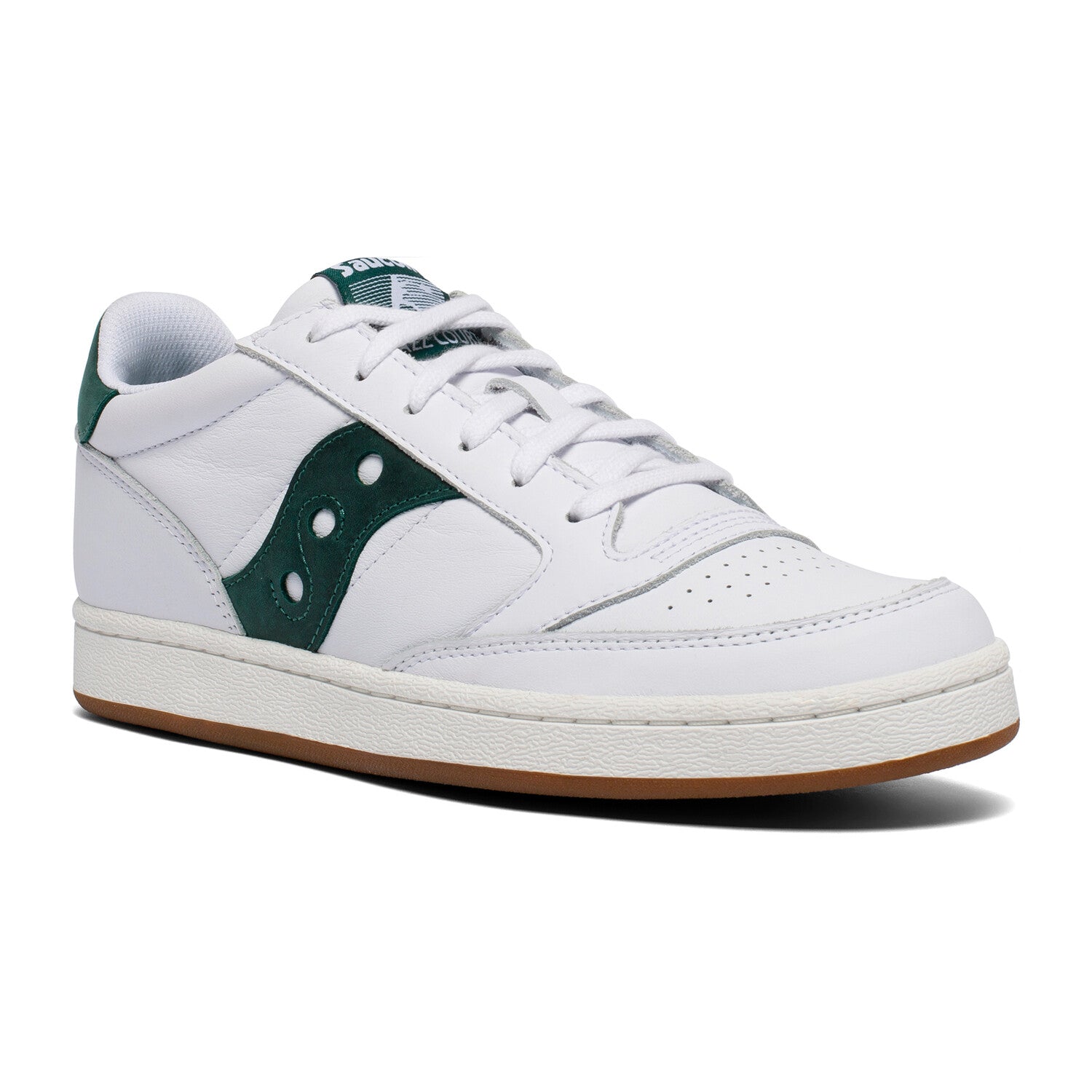 Jazz Court Sneaker // White + Green