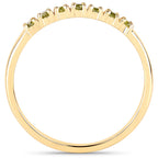 0.22 Carat Genuine Dark Yellow Diamond 14K Yellow Gold Ring (I1-I2)