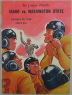 1948 Idaho vs. Washington State College Football Game Souvenir Program 163171