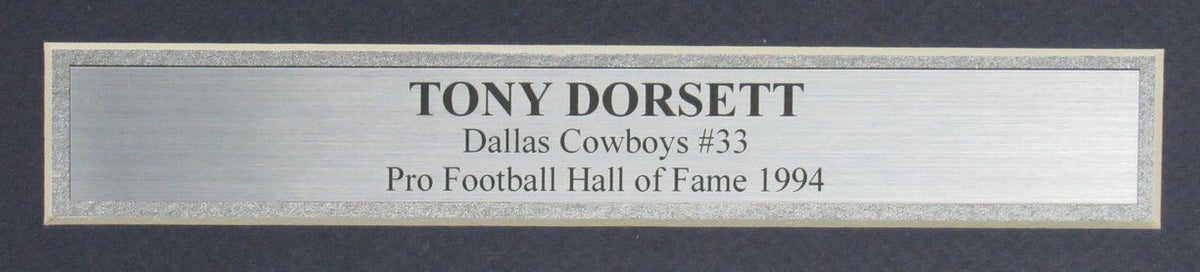Tony Dorsett HOF Cowboys Signed/Autographed 11x14 Photo Framed PSA/DNA 164030