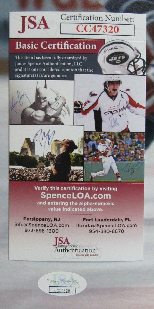 Brian Propp Flyers Autographed/Signed w/inscr 11x14 Photo JSA 127797