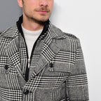 Sequoia Coat // Patterned Black