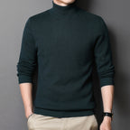 Sleek Knit Turtleneck // Green