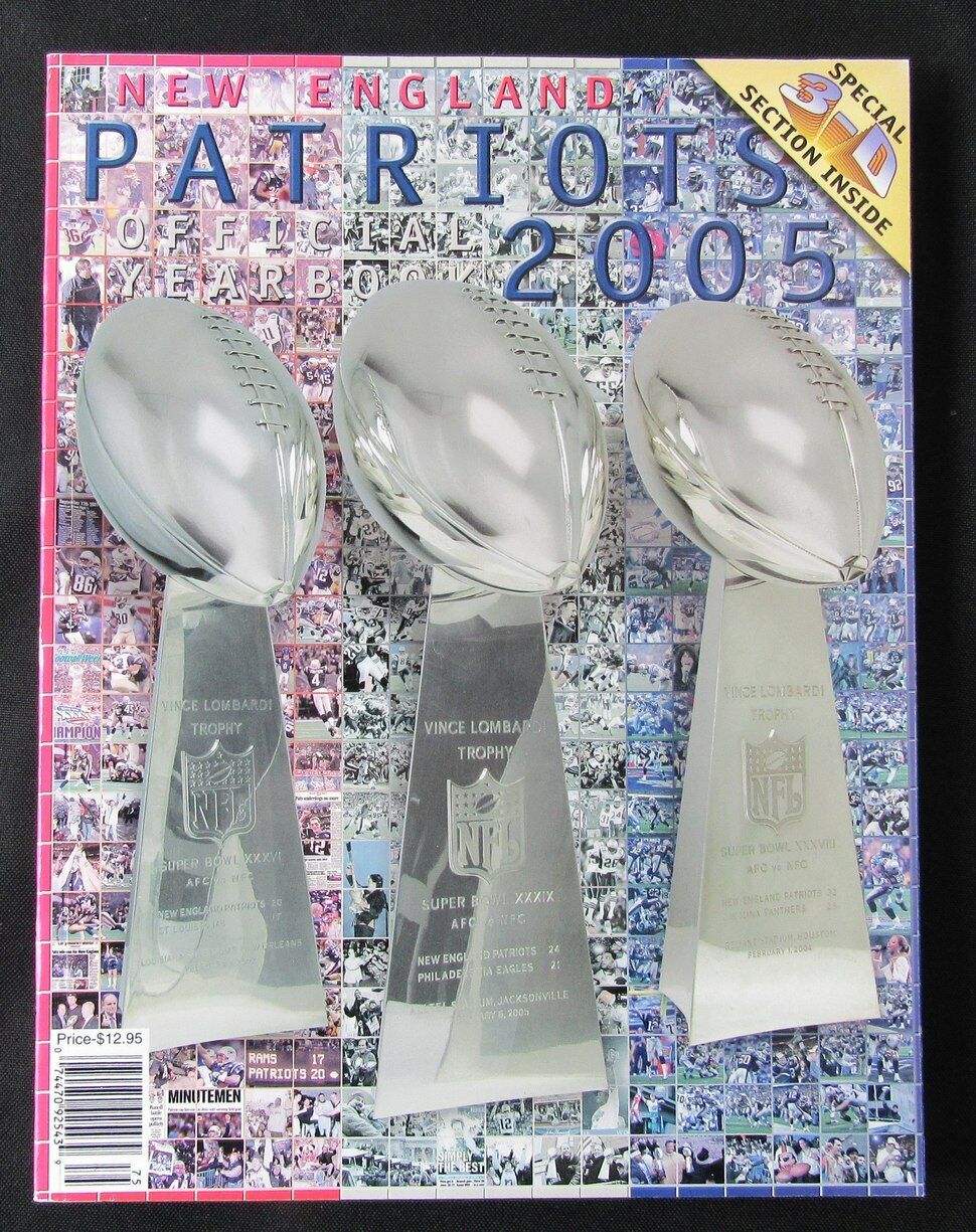 2005 New England Patriots Yearbook  Tom Brady 176473