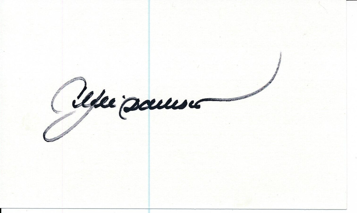 Andre Dawson HOF Montreal Expos Signed/Autographed 3x5 Index Card 163940