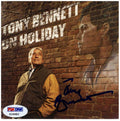 Tony Bennett Signed On Holiday Cd Cover PSA