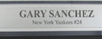 Gary Sanchez Yankees Autographed 8x10 Photo Framed 131693