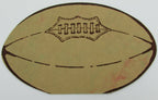 Vintage Postcard football shaped "Third Annual Dance" 140031