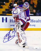 Martin Biron New York Rangers Signed/Autographed 8x10 Photo JSA 157321