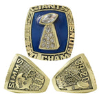 New York Giants Super Bowl Championship Ring & Trophy Set– 1986, 1991, 2008 & 2012
