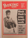 April 28, 1989 Boxing News Magazine Pat "Black Flash" Barrett 167730