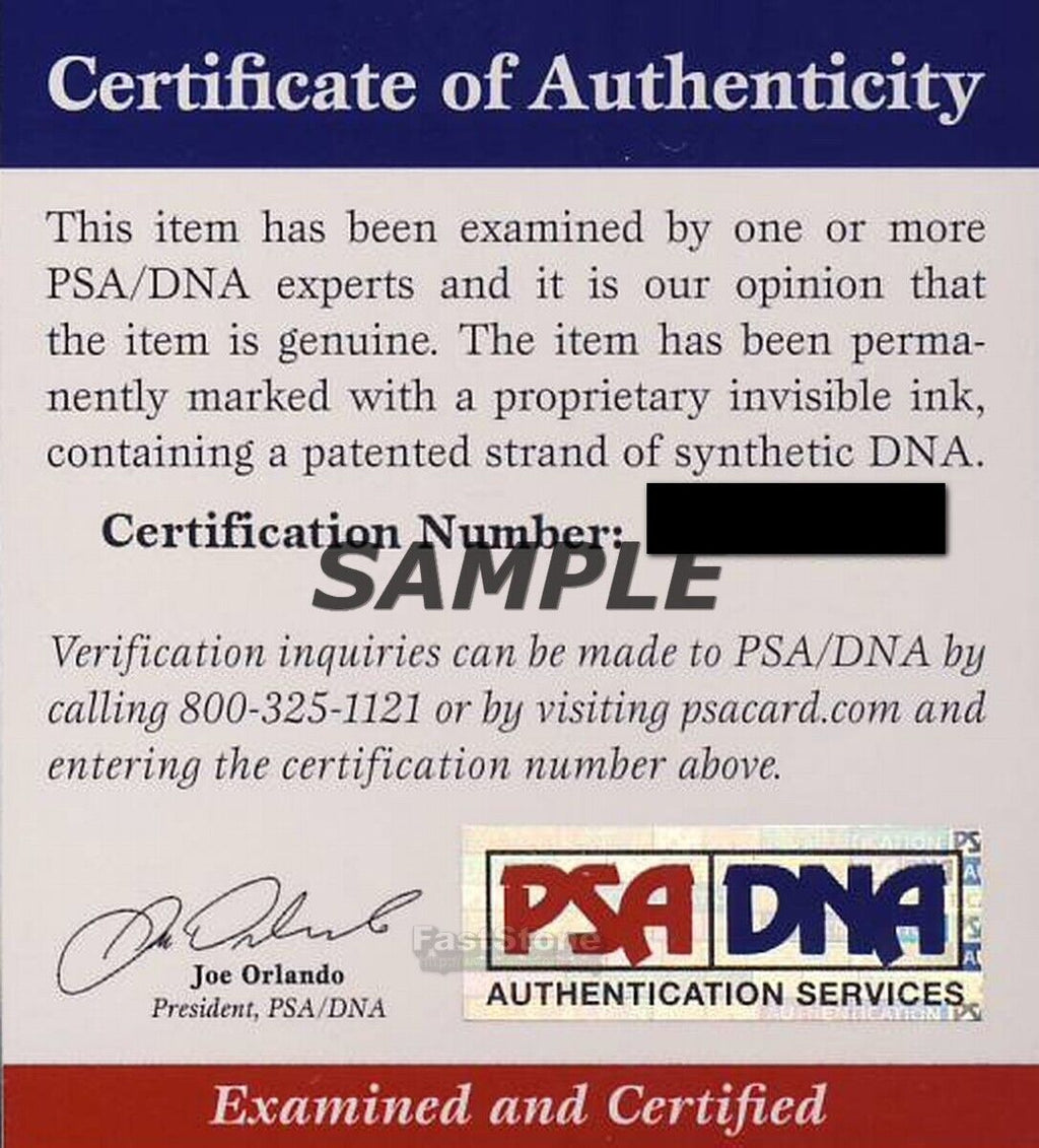 Harry Carson Signed/Auto Goal Line Art GLAC Postcard Giants PSA/DNA 160369