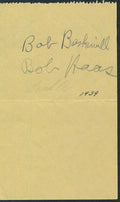 1938 Rose Bowl Duke FB Team Bob Haas, Bob Baskerville Multi-Signed Cutout 144098