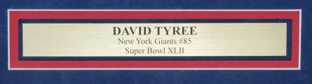 David Tyree Signed/Autographed 16x20 Photo New York Giants Framed JSA 192369