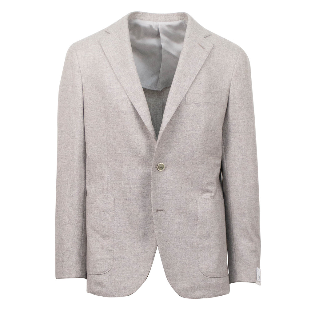 Wool Blend 3 Roll 2 Button Slim Fit Suit // Beige