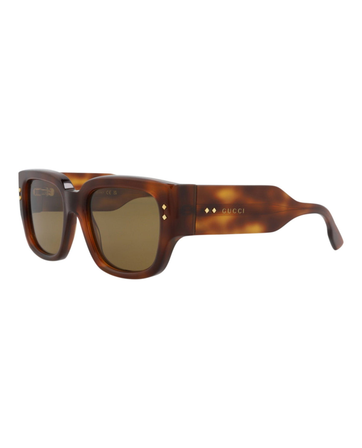 Square-Frame Recycled Acetate Sunglasses