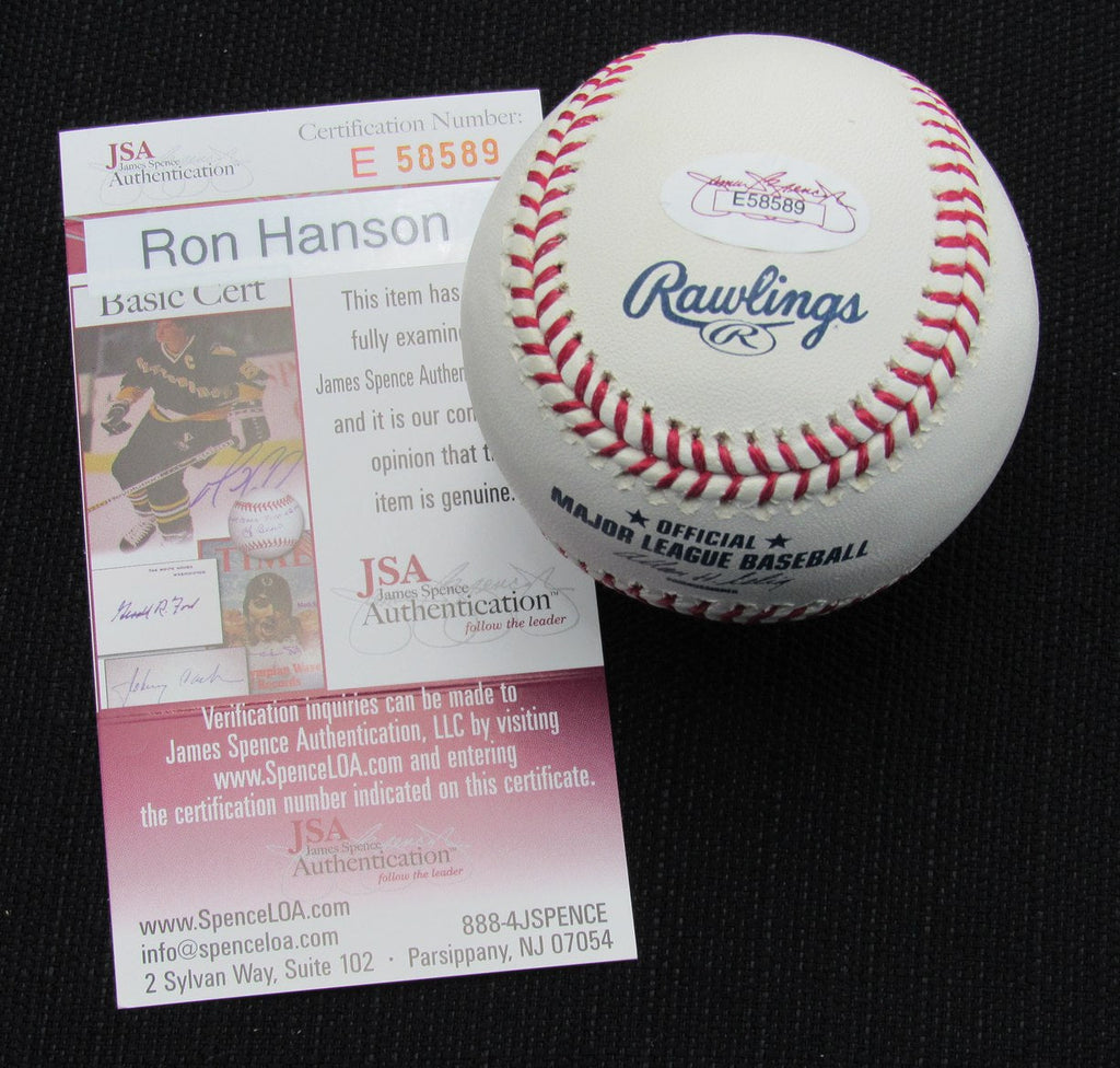 Ron Hansen Signed/Auto Yankees 100th OML Baseball JSA 186646