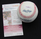 Ron Hansen Signed/Auto Yankees 100th OML Baseball JSA 186646