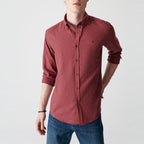 Button-Up Shirt // Claret Red