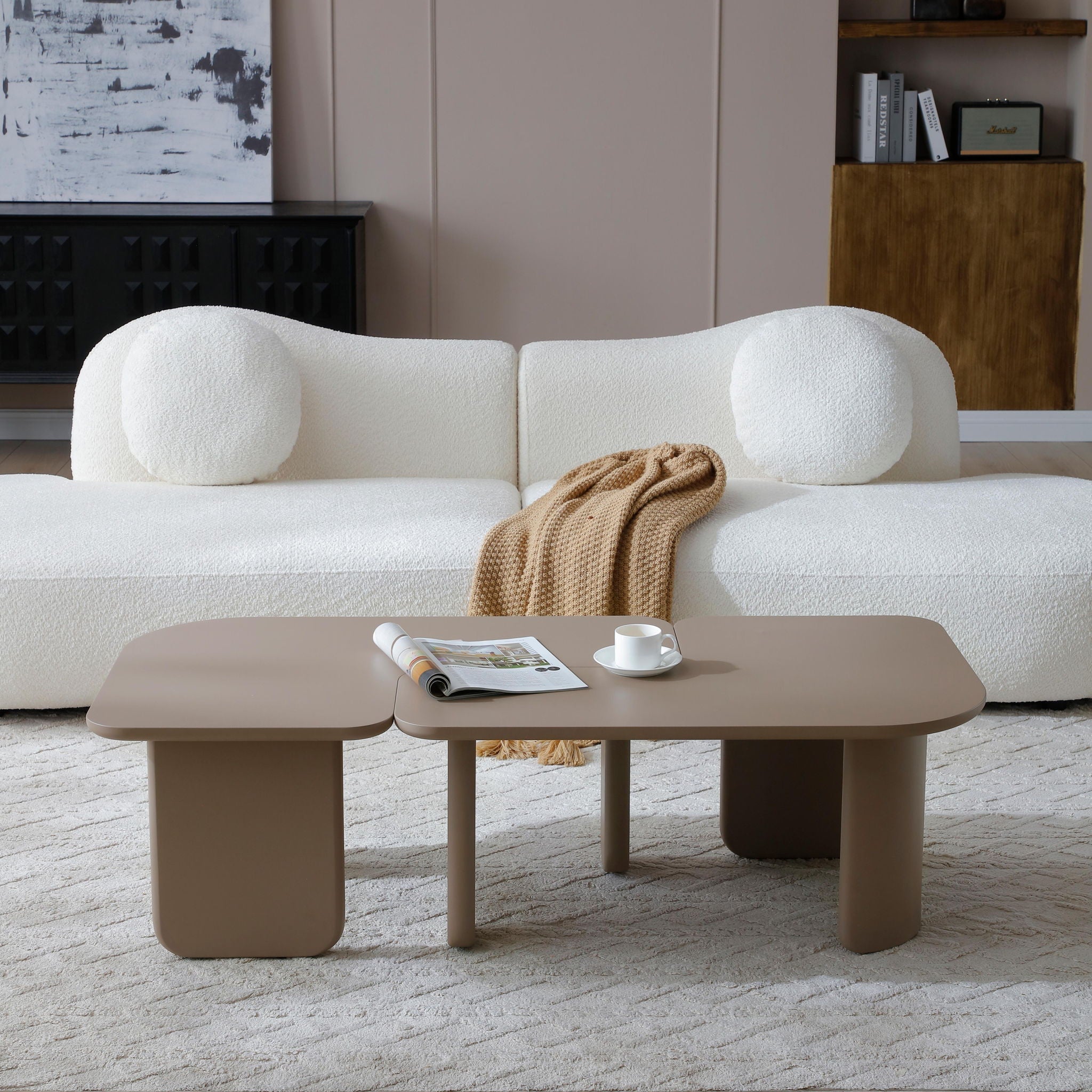L-Shape Coffee Table