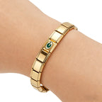 Football Team Logo Italian Charm Bracelet – Custom Gifts for Fans