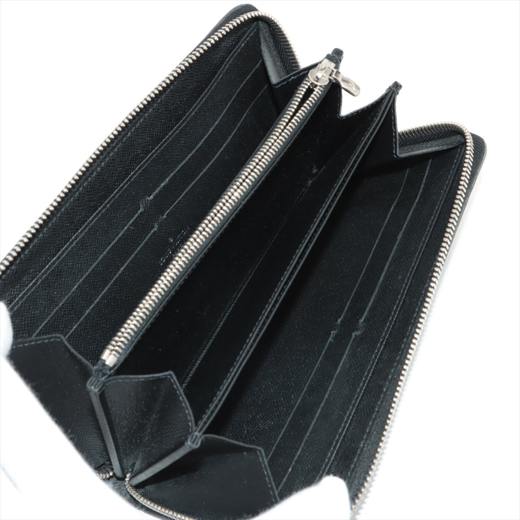 Louis Vuitton Epi Zippy Wallet Round-Zip-Wallet // Black