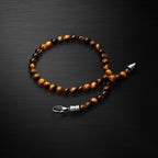 Spiritual Bead Bracelet, 4MM - Tiger’s Eye