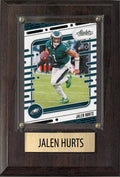 Jalen Hurts Philadelphia Eagles 2025 2024 Donruss Score Prizm Topps 4x6 Gift Plaque