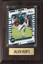 Jalen Hurts Philadelphia Eagles 2025 2024 Donruss Score Prizm Topps 4x6 Gift Plaque