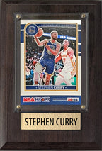 Stephen Curry Golden State Warriors 2025 2024 Donruss Score Prizm Topps 4x6 Gift Plaque