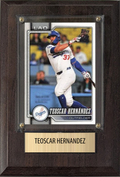 Teoscar Hernandez Los Angeles Dodgers Fan Gift Plaque 4x6 1 Card Topps, Bowman 2024 2025 2026