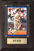 Jeff Kent San Francisco Giants Hall of Fame Fan Gift Plaque 4x6 1 Card Topps, Bowman 2024 2025 2026