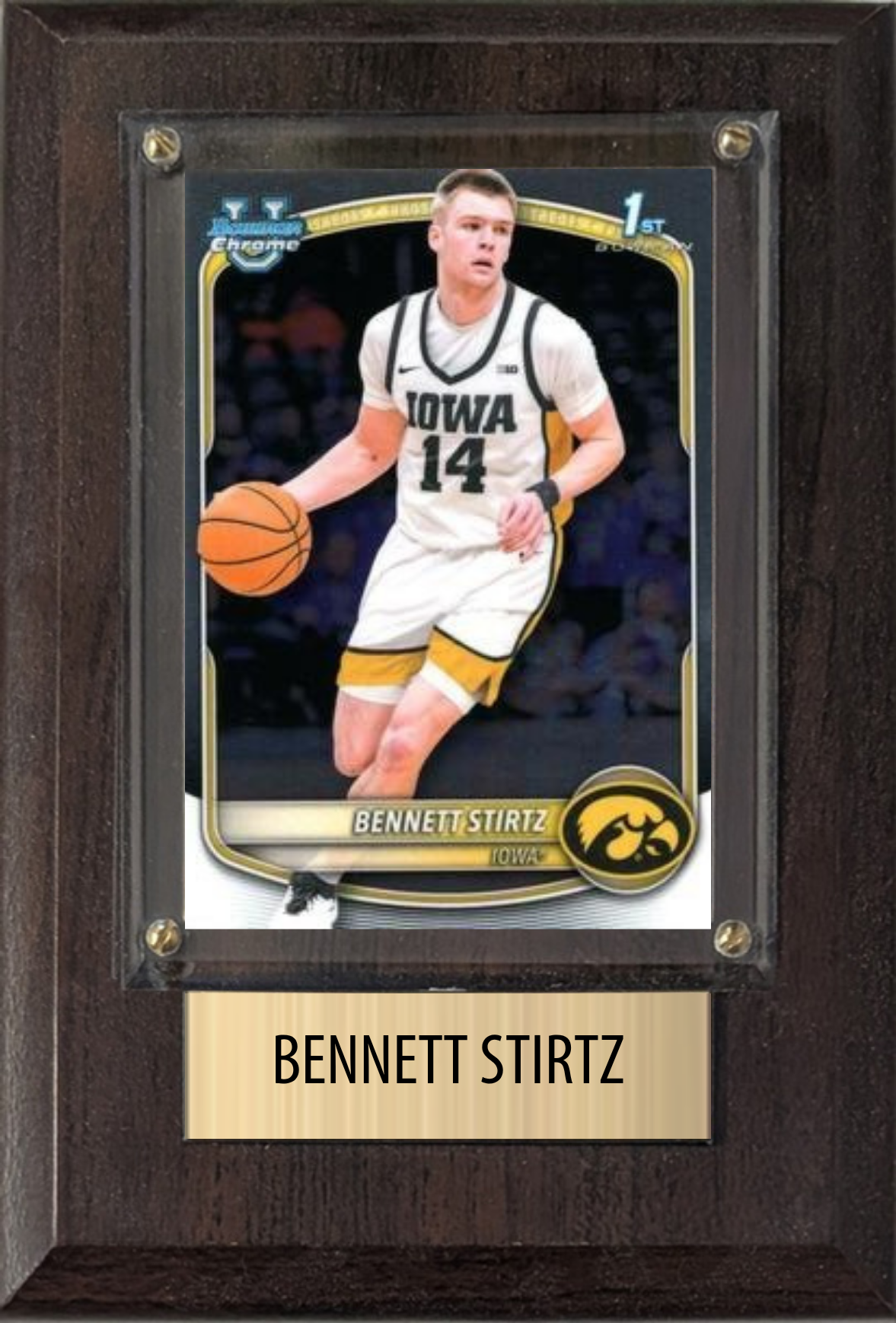 Bennett Stirtz Memphis Grizzlies 2026 NBA Draft 4x6 Card Plaque Fan Gift