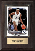AJ Dybantsa Washington Wizards 2026 NBA Draft 4x6 Card Plaque Fan Gift