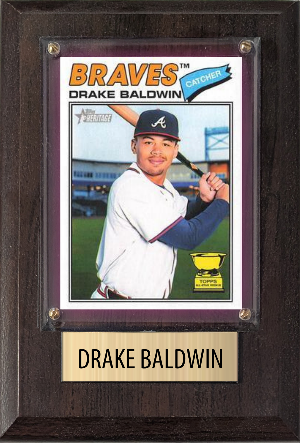 Drake Baldwin Atlanta Braves 2026 2025 2024 Topps Bowman Gift Plaque 4X6