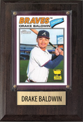 Drake Baldwin Atlanta Braves 2026 2025 2024 Topps Bowman Gift Plaque 4X6