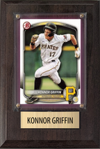 Konnor Griffin Pittsburgh Pirates 2026 2025 2024 Topps Bowman Gift Plaque 4X6